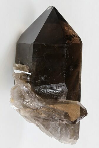 Dark Smoky Quartz Crystal - Brazil #34727